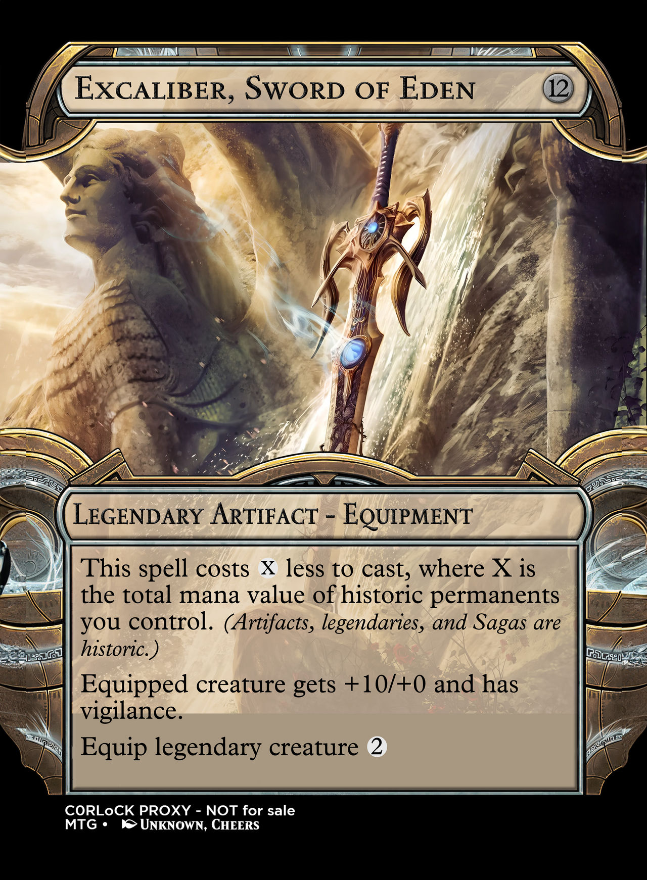 excalibur mtg card Excalibur : r/custommagic
