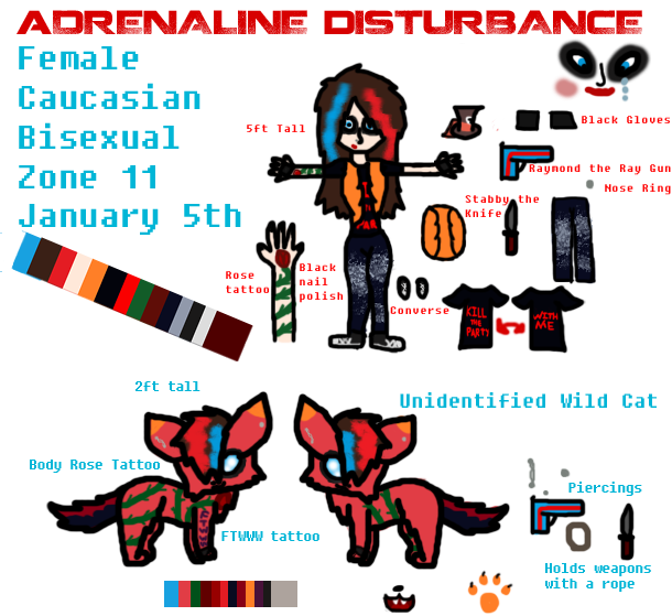 Adrenaline Disturbance Reference Sheet