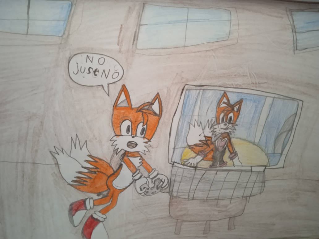 Tails In Rouge Outfit Tails played Sonic Adventure 2 Rouge's outfit mod by Mariana17867 on ...