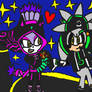 Neon Suit Blaze has a gift for Neon Suit Silver