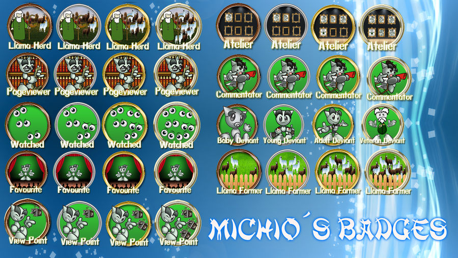 All Michios Badges