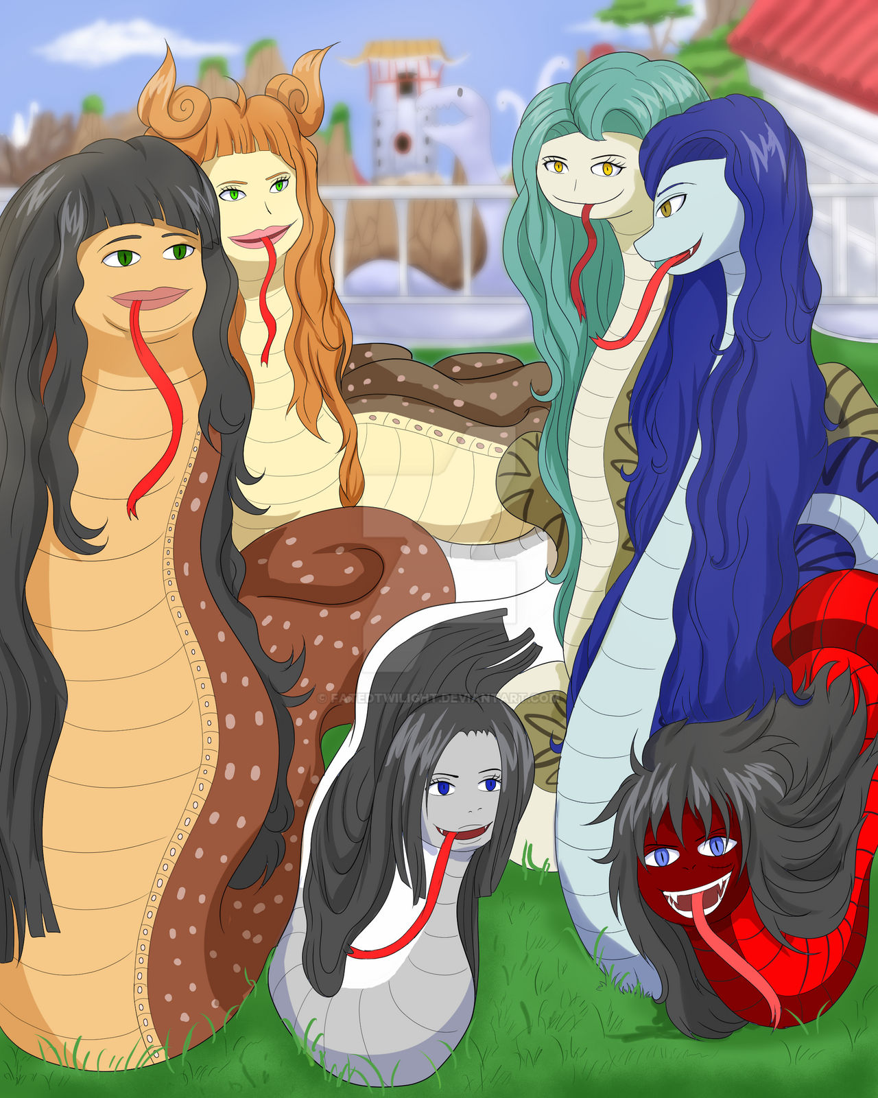 Deviantart Rita The Snake Snakes Comm by FatedTwilight on DeviantArt