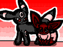 umbreon and eevee