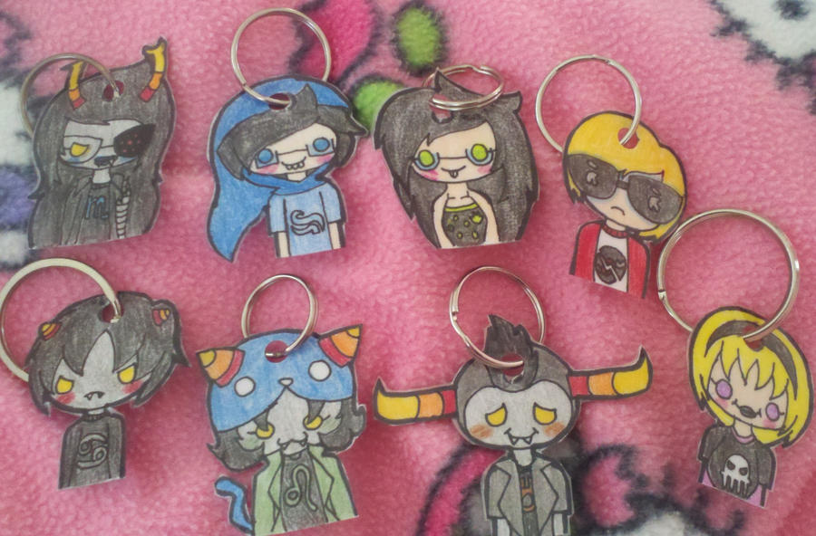 homestuck key chains COMPLETED by shayminlover492 on DeviantArt