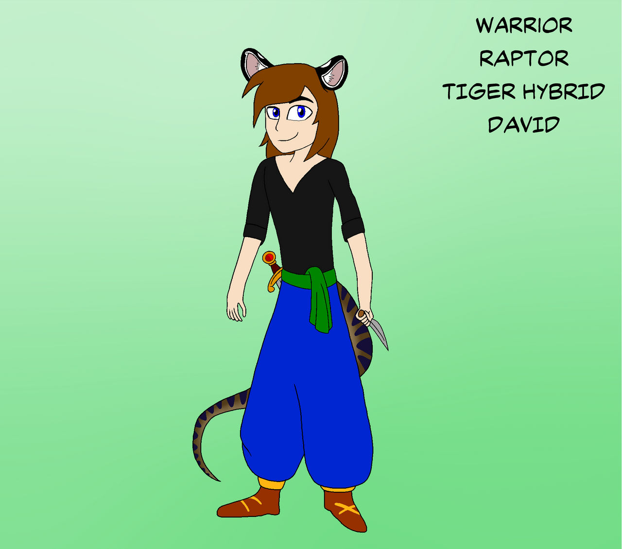 Warrior Raptor Tiger Hybrid David by DC29Entertaiment on DeviantArt