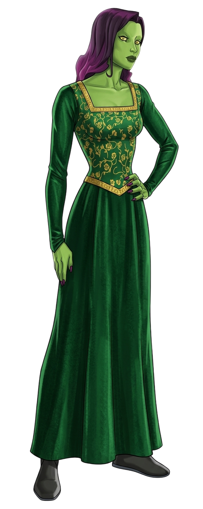 Princess Gamora Gamora as Princess Fiona by LeoSanJuanRockz on DeviantArt