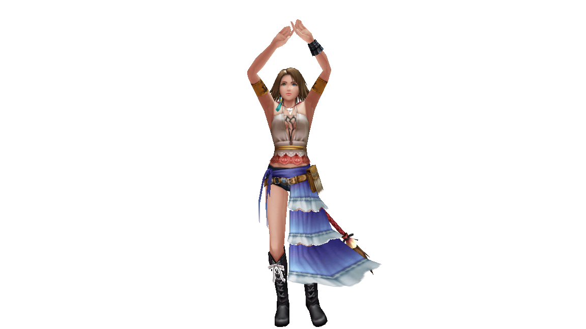 MMD Newcomer - Yuna FFX-2 Dissidia Outfit