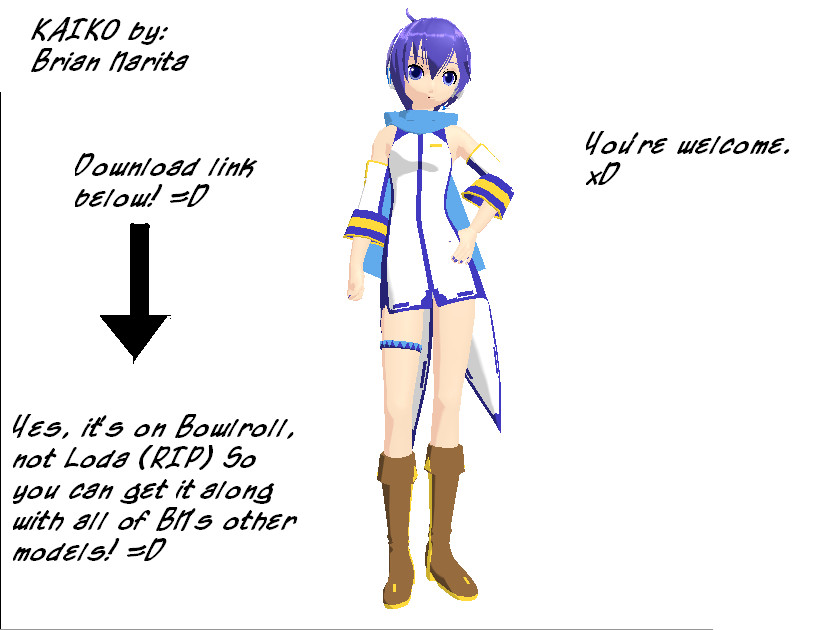 MMD Brian Narita's KAIKO Bowroll Link