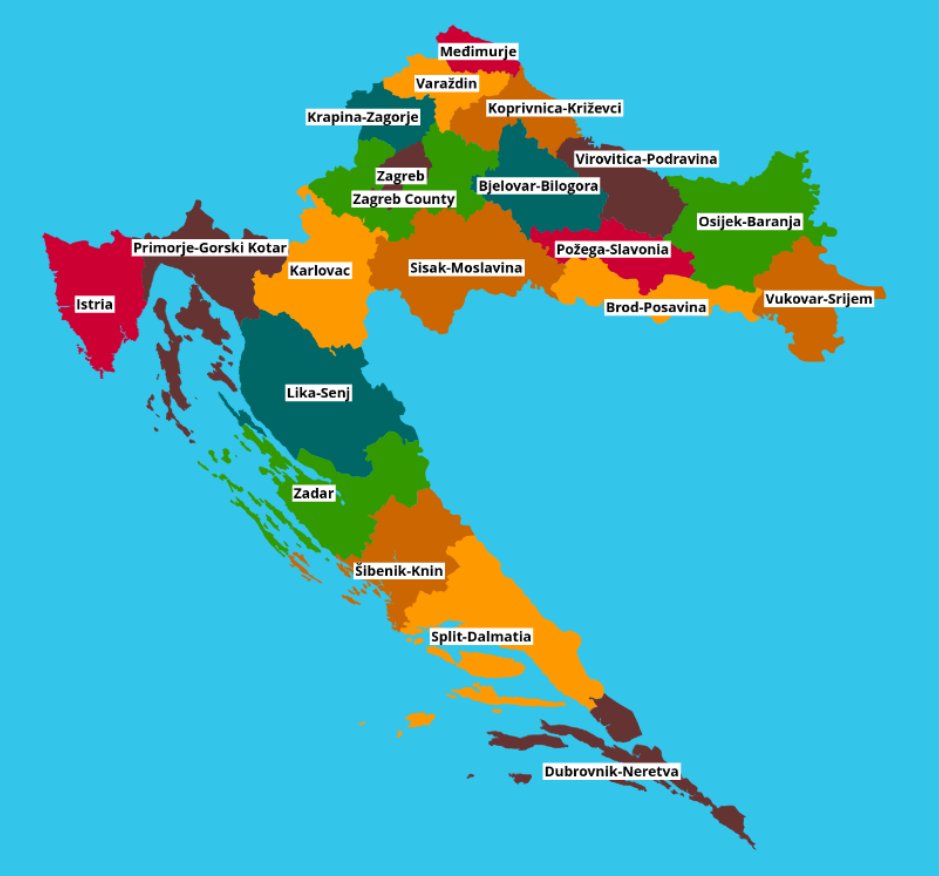 Croatian Counties by AlphabetcatOfficial on DeviantArt