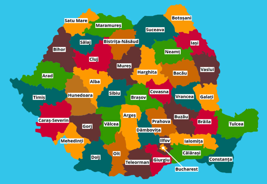 Romanian Counties by AlphabetcatOfficial on DeviantArt