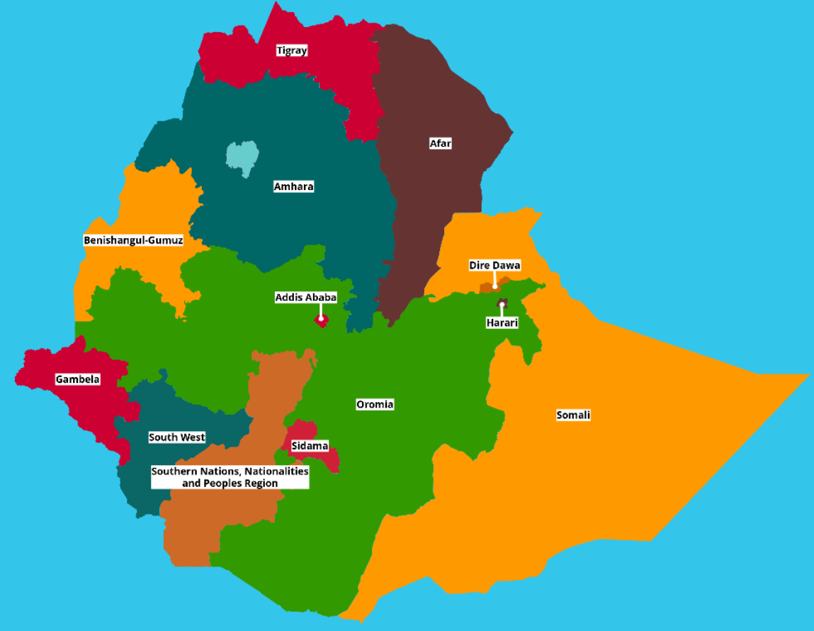 Ethiopian Regions by AlphabetcatOfficial on DeviantArt
