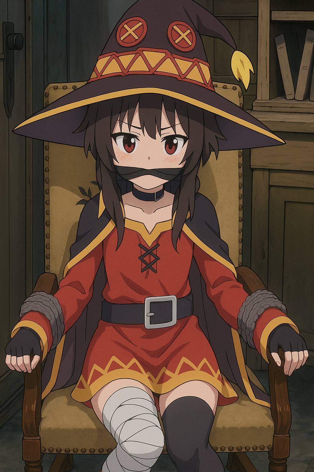 Meguma Locking In Megumin castigada by KillerAngel1993 on DeviantArt