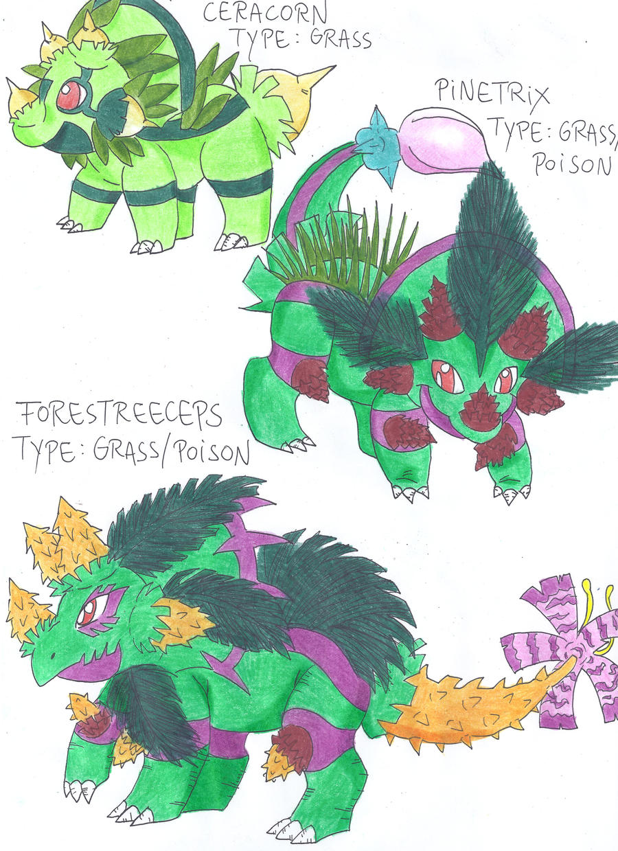 pic Triceratops Pokemon grass poison triceratops pokemon by