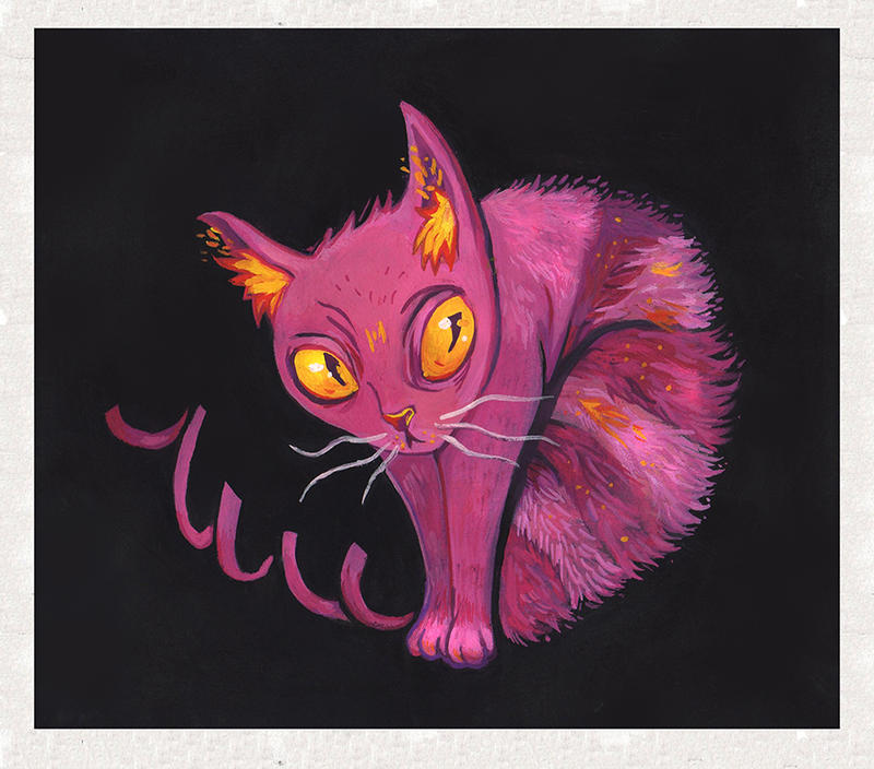 Purple cat