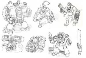 W40k Sketch designs