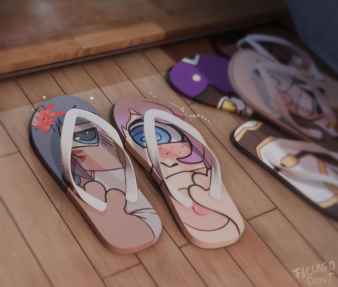 Fip Flops Character A New Pair Of Flip Flops by facungo on DeviantArt