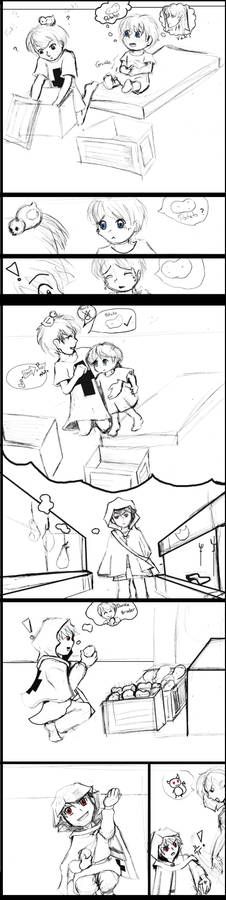 Gilbert and Ludwig APH: Sketch Comic- Page 1