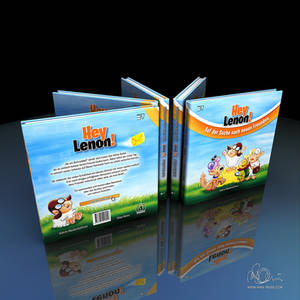 Hey Lenon Book Cover 3D Render