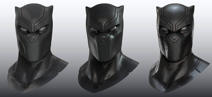 Black Panther Shader Study with Cinema4D