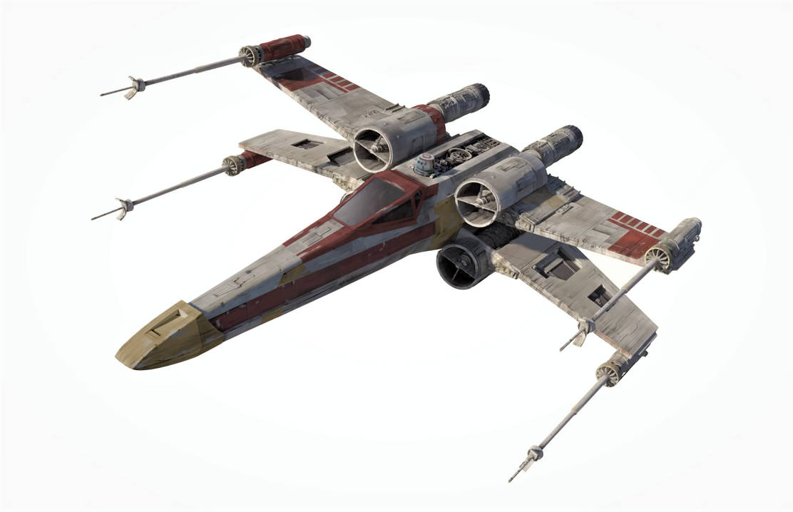 T-65B X-Wing Red 6 (Jek Porkins) by yammydude on DeviantArt