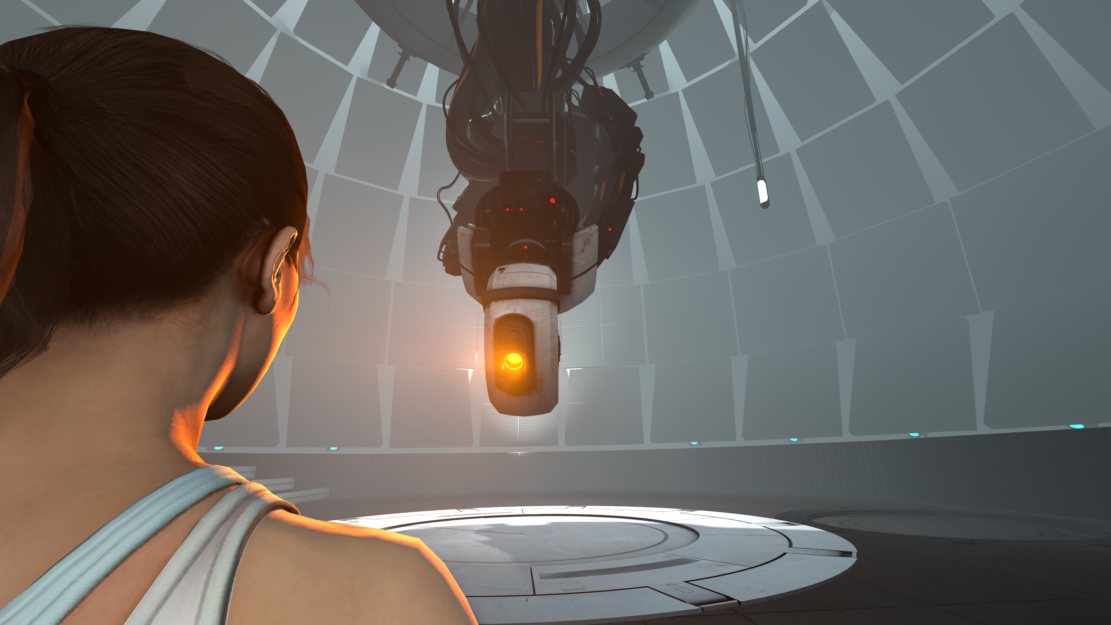 Glados and Chell Portal 2 Wallpaper 4k (SFM) by squidud on DeviantArt Glados and Chell Portal 2 Wallpaper 4k (SFM) by squidud on DeviantArt