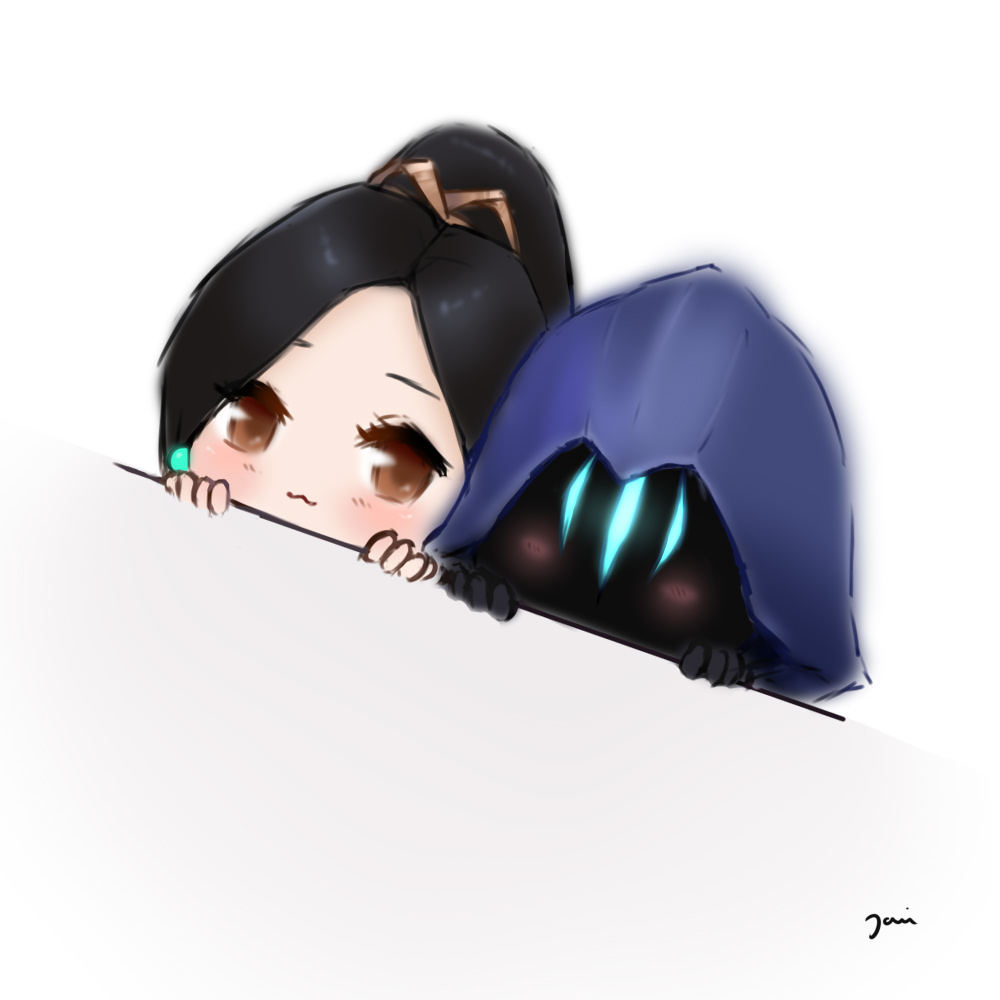 Valorant chibi Sage and Omen by j4nii on DeviantArt