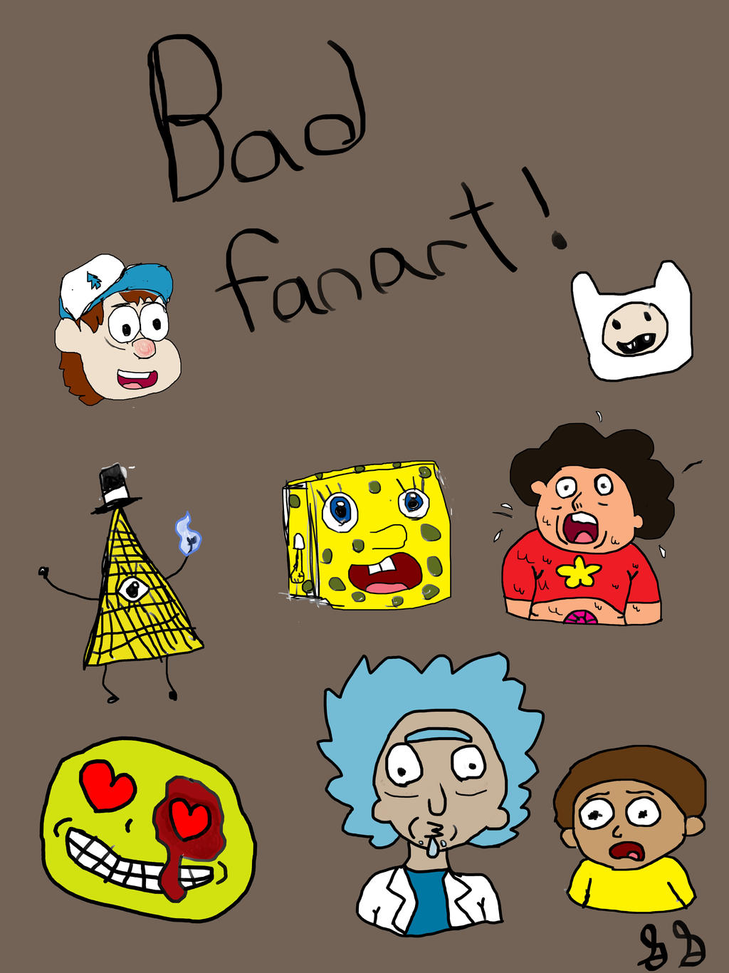 Deviantart Bad Characters bad fanart by Kitmew999 on DeviantArt
