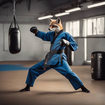 Realistic Taekwondo Fox Fighter 7