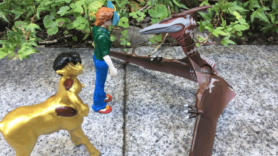 Flip Flop Rider, Van Kloetz Am Beijn And Rodan by Janoschesque on ...