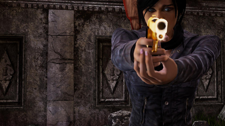 Uncharted 2: Chloe golden gun