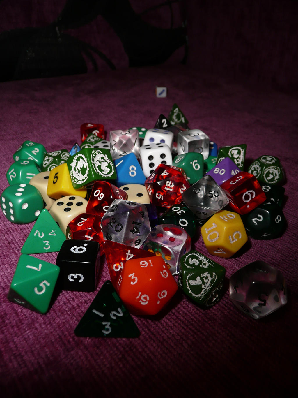 RPG dice - colour