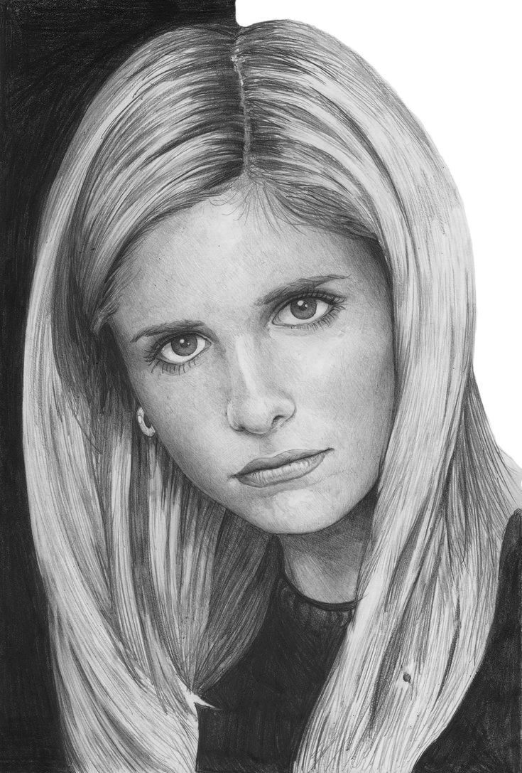 Buffy sketch by Fatmarco on DeviantArt