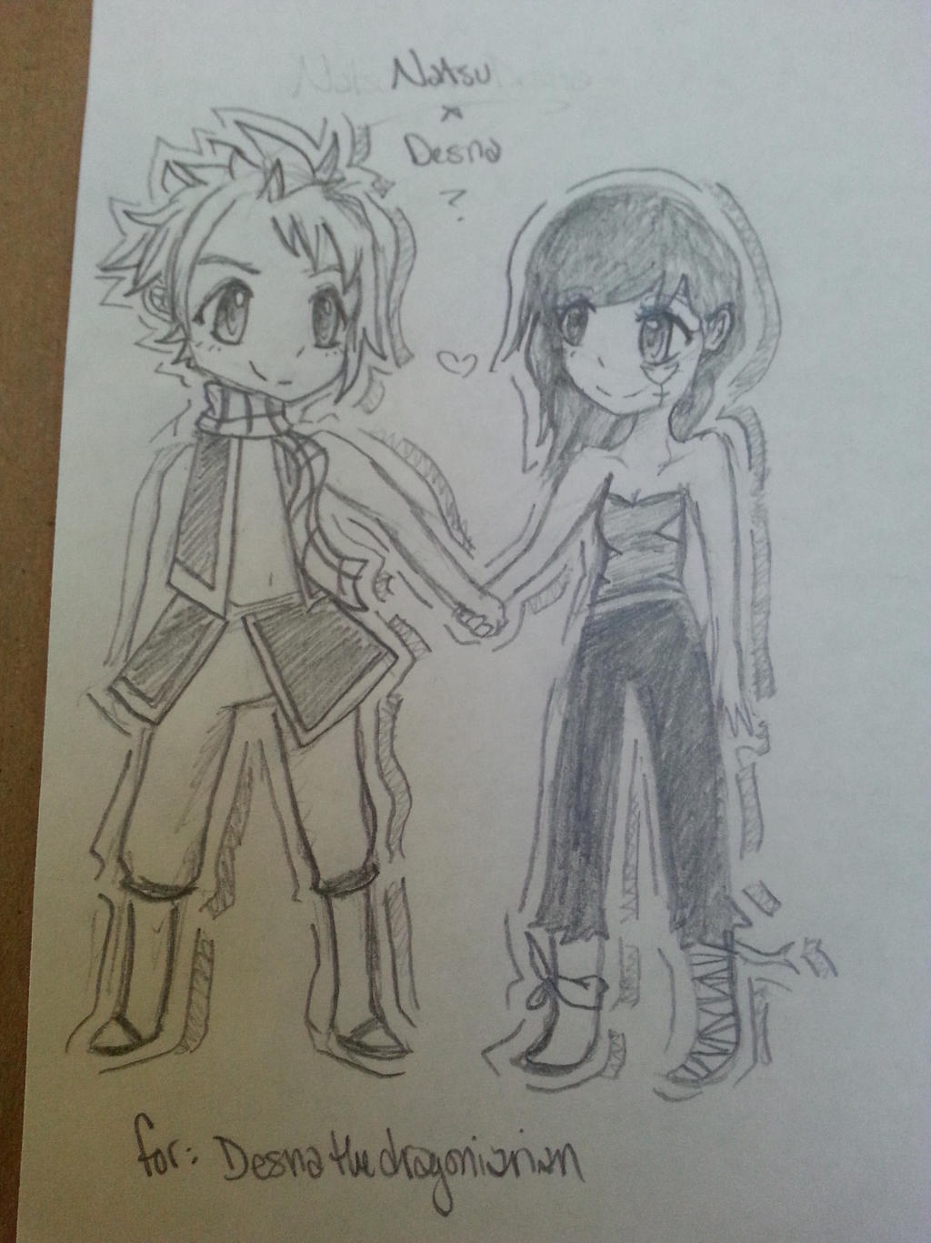 Desna Deviantart Natsu x Desna??? by CurlyPoof on DeviantArt