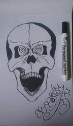 drawing / skull Seven