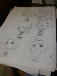 Some Naruto Chibis.