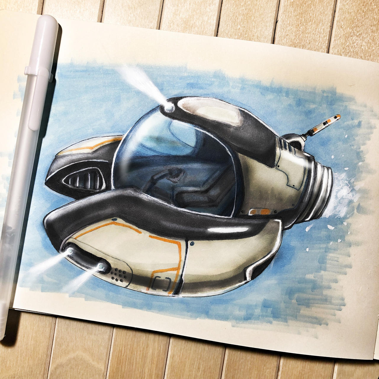 Subnautica Seamoth by DrutmanArt on DeviantArt
