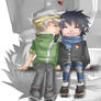 little Kakashi and Sasuke