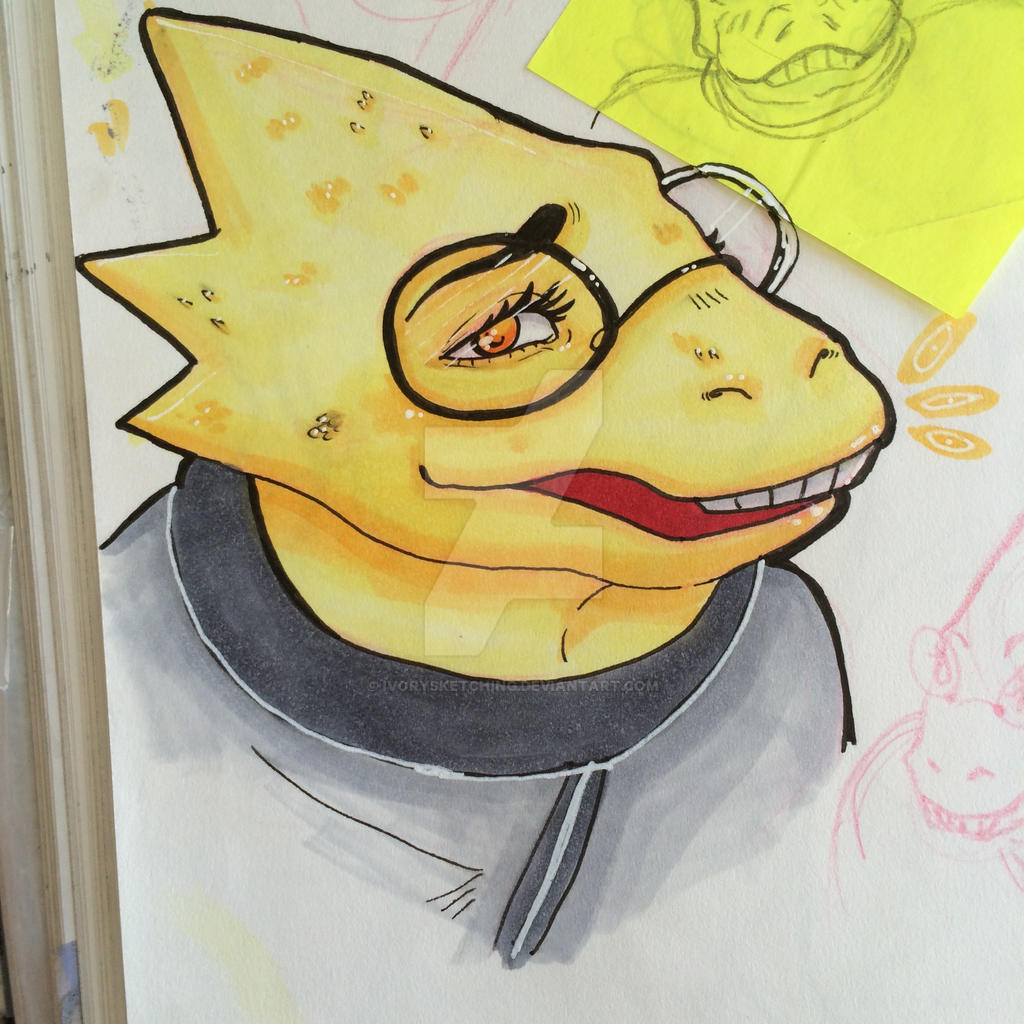 Undertale Alphy by IvorySketching on DeviantArt