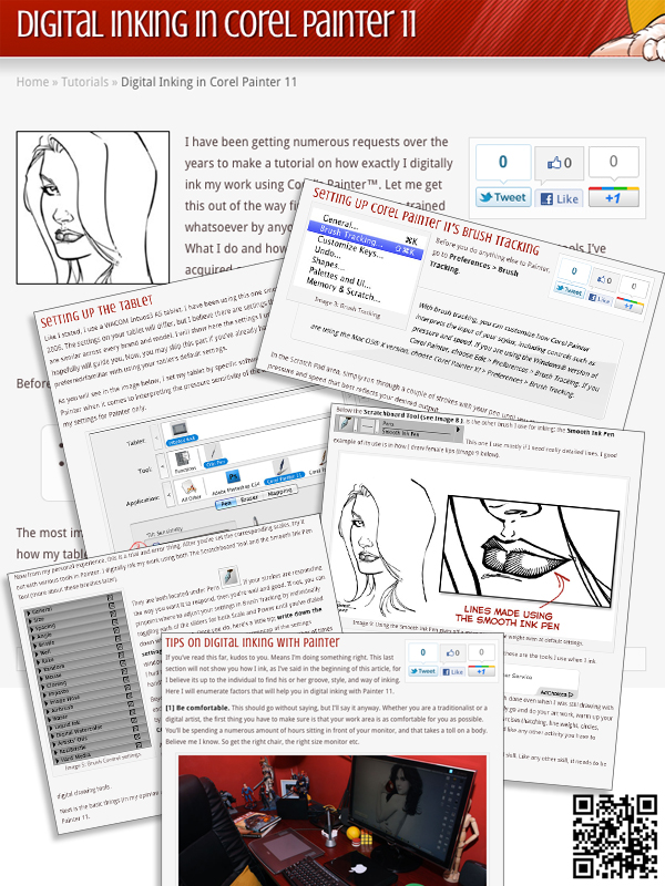 Digital Inking in Painter 11