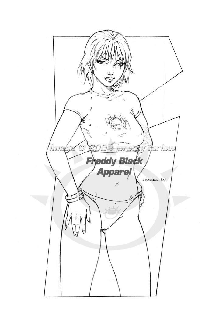 Freddy Black Pencils 2 by DaggerPoint