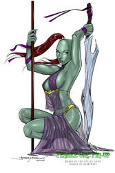 WoW Female Orc Pin-up