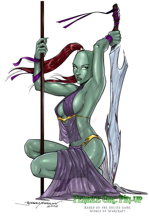 WoW Female Orc Pin-up