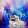 A house in the Arctic fantasy