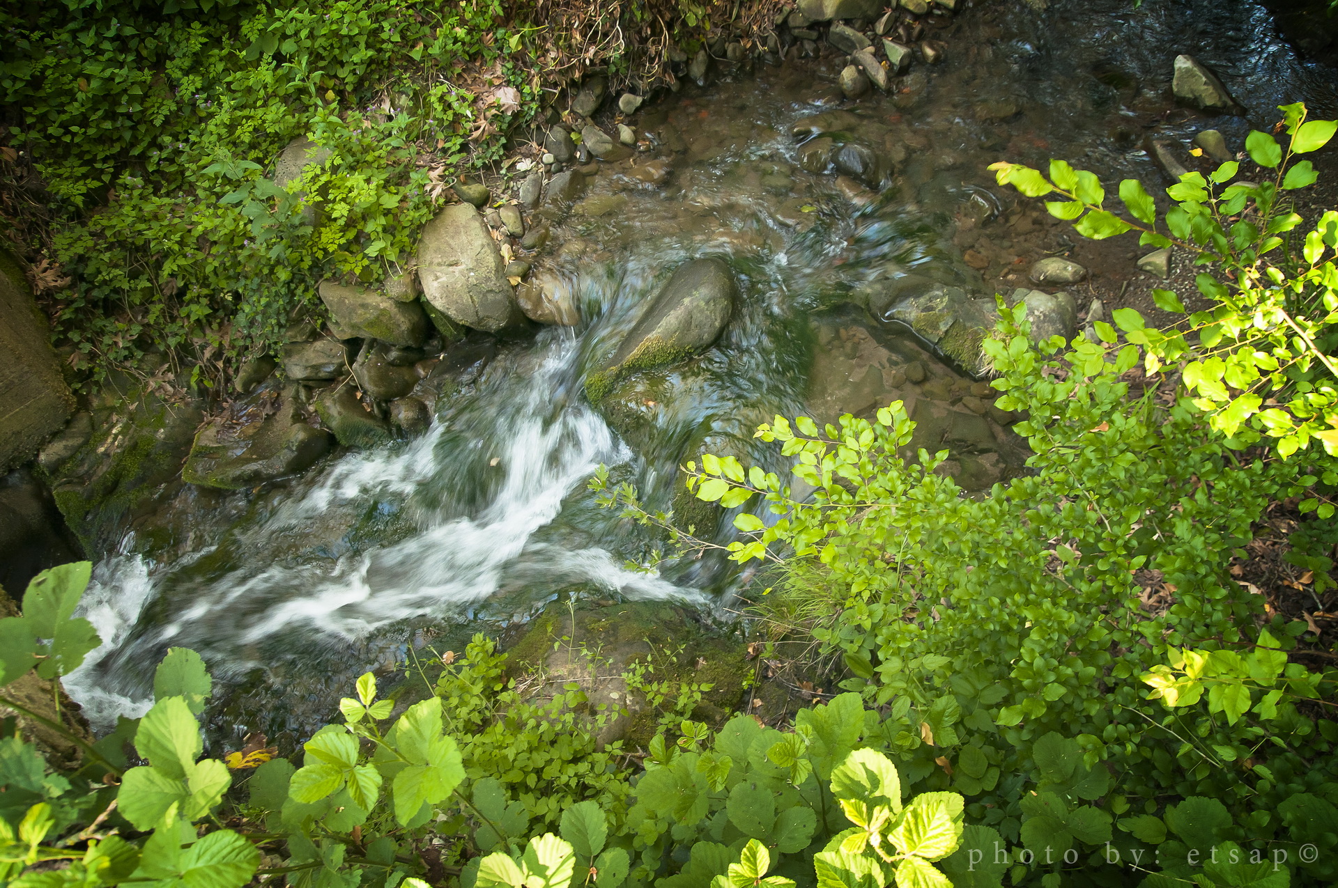 Water flowing...