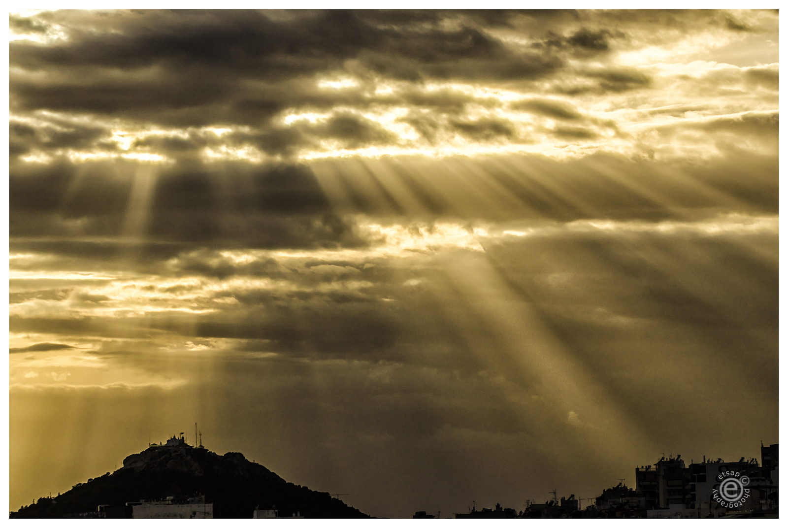 Sundown Over Lycabetus Hill