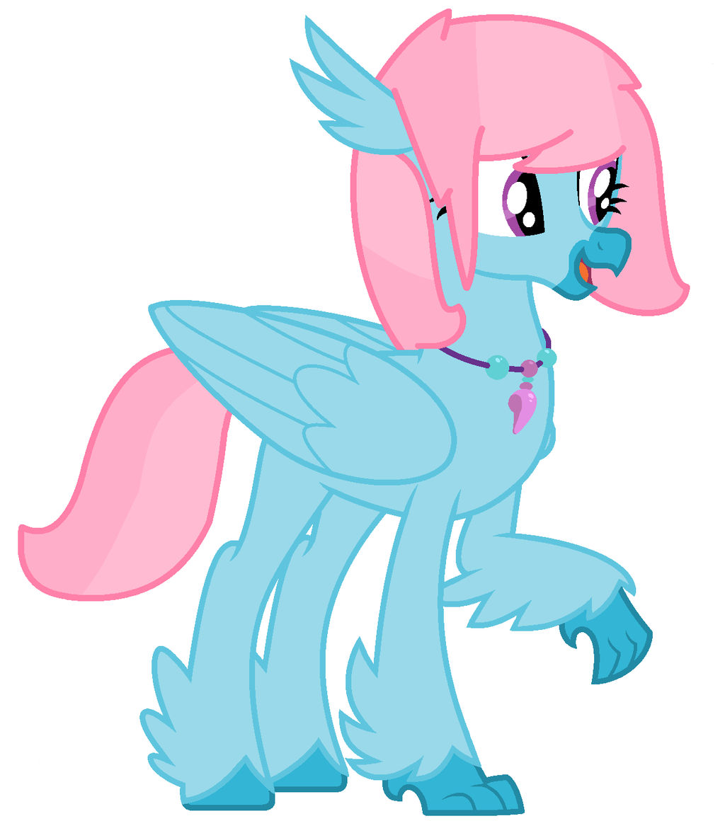 Mlp Blue Raspberry MLP: Blueberry as a Hippogriff by Blueberry-MLP on DeviantArt