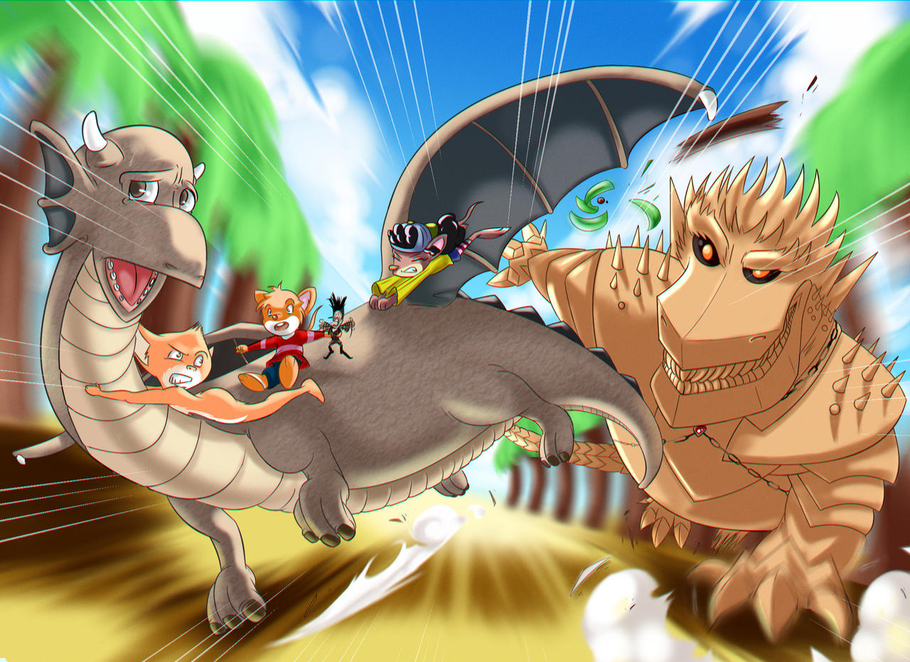 Dragonrider - Firedrakes exciting escape by caramel-sheep on DeviantArt