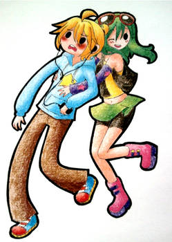Len and Gumi AT style