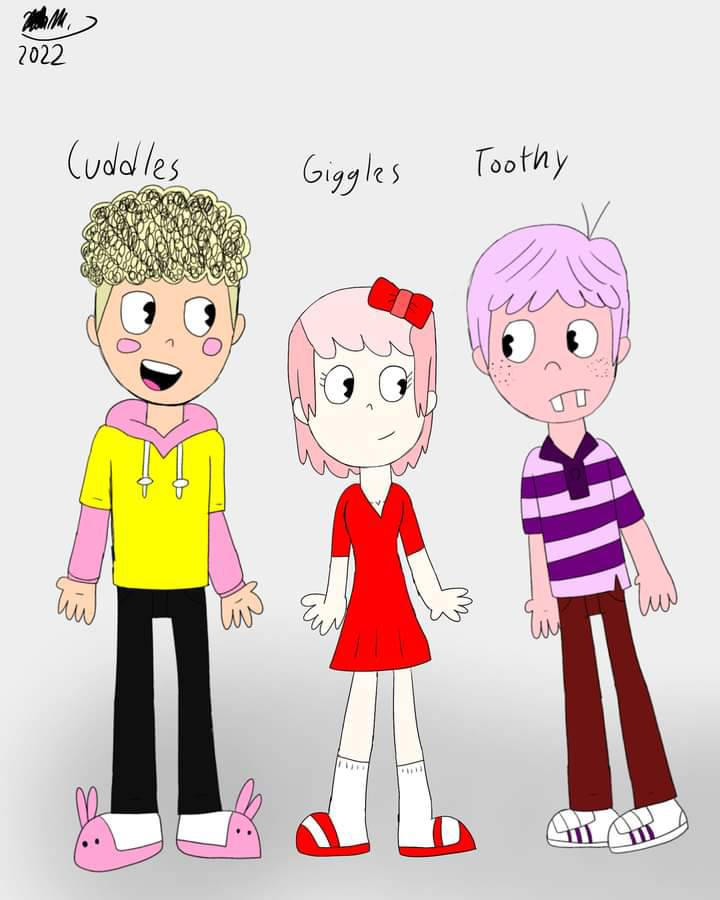 The HTF Main Trio(Human AU)(2022) by WolffordSunko12 on DeviantArt