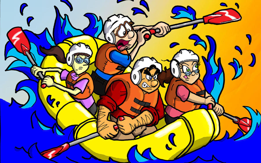 Rafting by davidcartoon on DeviantArt